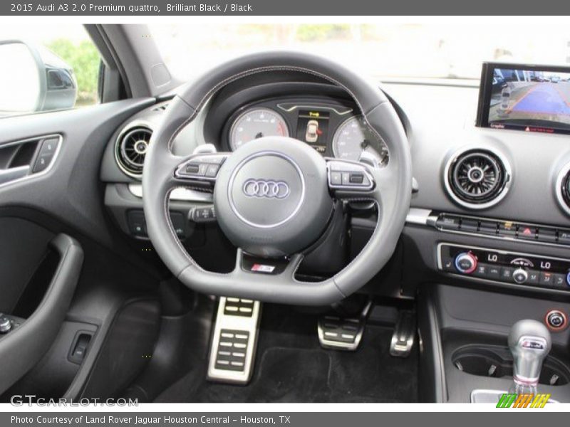Brilliant Black / Black 2015 Audi A3 2.0 Premium quattro