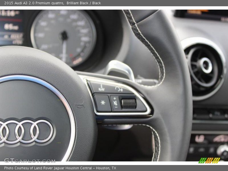 Brilliant Black / Black 2015 Audi A3 2.0 Premium quattro