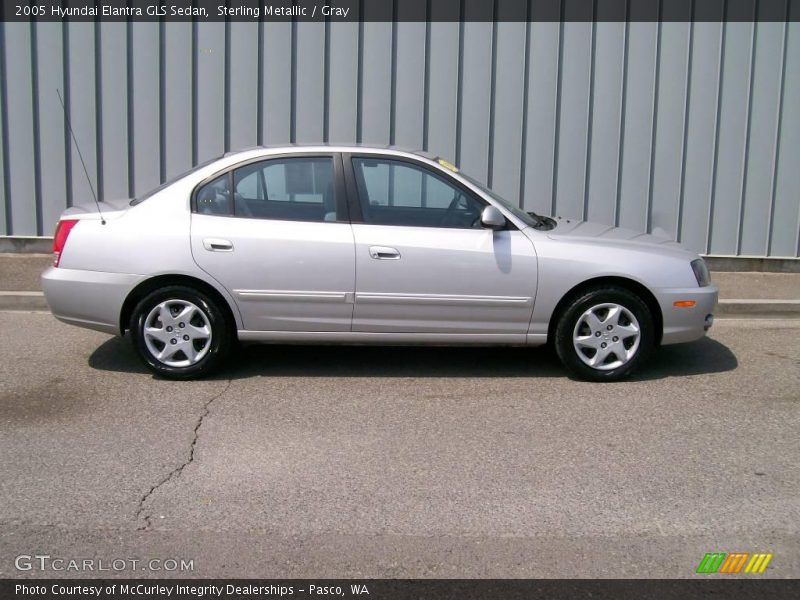 Sterling Metallic / Gray 2005 Hyundai Elantra GLS Sedan