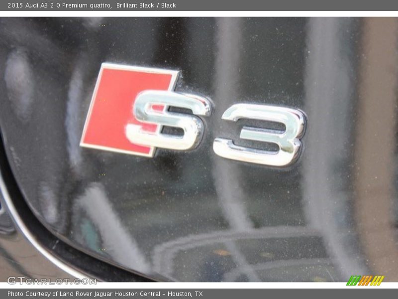 Brilliant Black / Black 2015 Audi A3 2.0 Premium quattro
