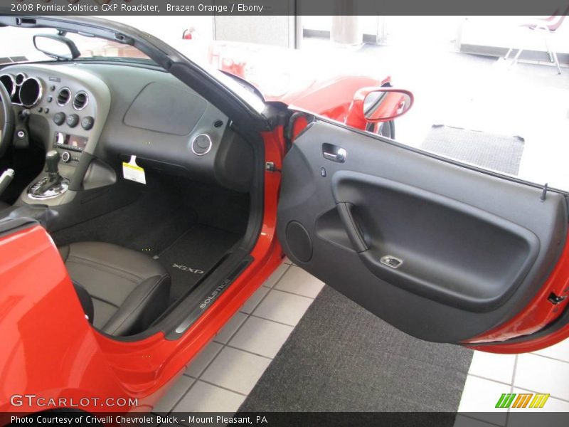 Brazen Orange / Ebony 2008 Pontiac Solstice GXP Roadster