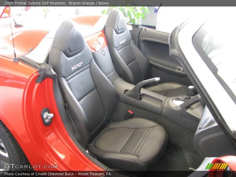 Brazen Orange / Ebony 2008 Pontiac Solstice GXP Roadster