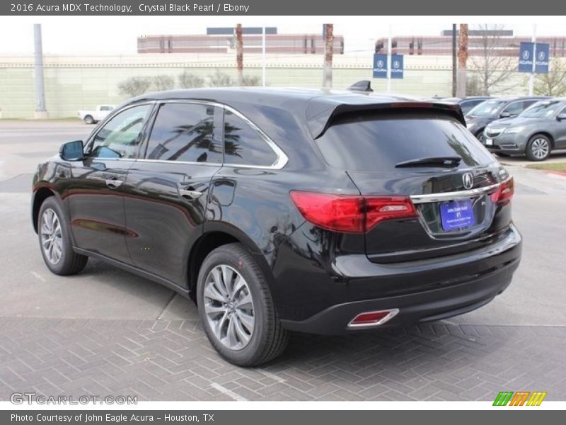 Crystal Black Pearl / Ebony 2016 Acura MDX Technology
