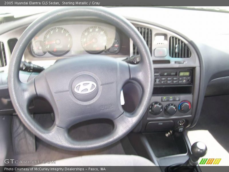 Sterling Metallic / Gray 2005 Hyundai Elantra GLS Sedan