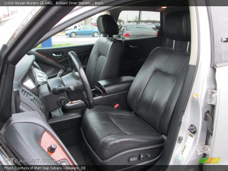 Brilliant Silver Metallic / Black 2009 Nissan Murano LE AWD