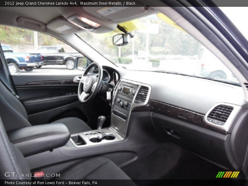 Maximum Steel Metallic / Black 2012 Jeep Grand Cherokee Laredo 4x4