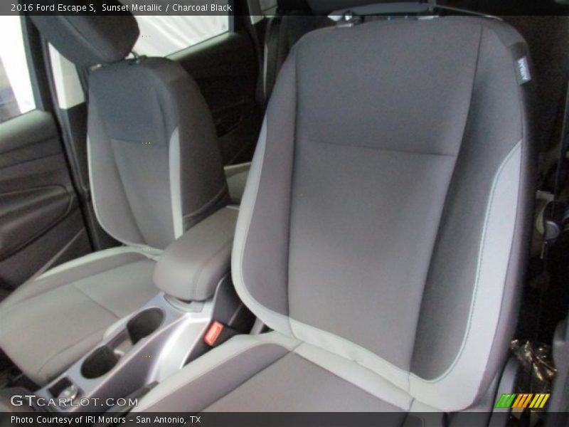 Sunset Metallic / Charcoal Black 2016 Ford Escape S