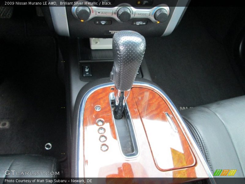 Brilliant Silver Metallic / Black 2009 Nissan Murano LE AWD