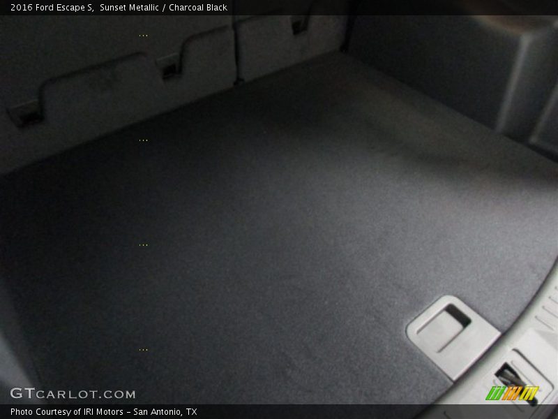Sunset Metallic / Charcoal Black 2016 Ford Escape S