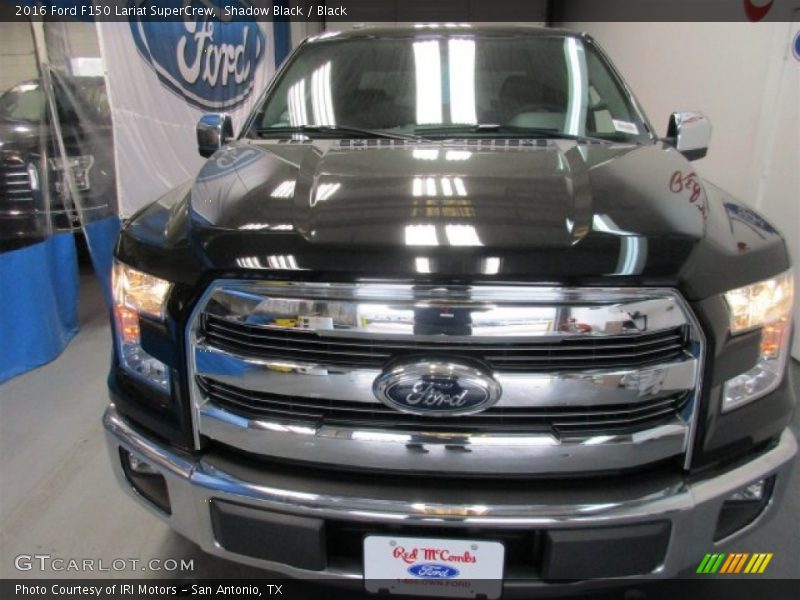 Shadow Black / Black 2016 Ford F150 Lariat SuperCrew