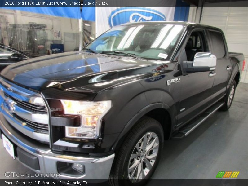 Shadow Black / Black 2016 Ford F150 Lariat SuperCrew