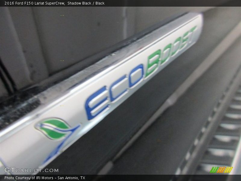 Shadow Black / Black 2016 Ford F150 Lariat SuperCrew