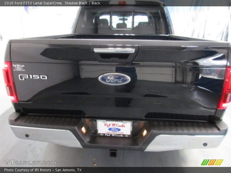 Shadow Black / Black 2016 Ford F150 Lariat SuperCrew