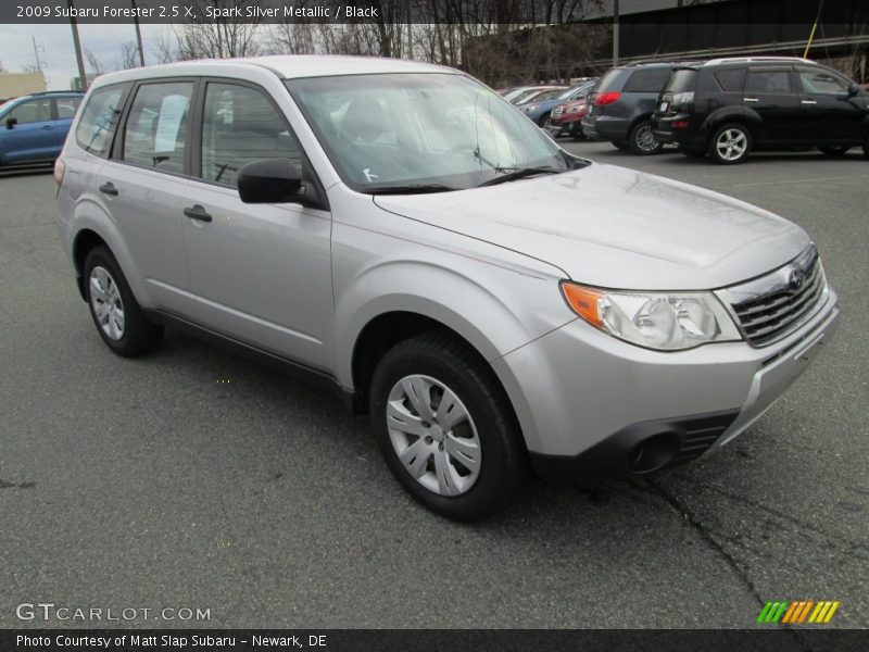Spark Silver Metallic / Black 2009 Subaru Forester 2.5 X