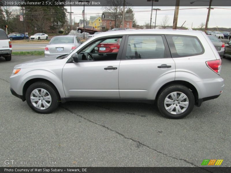 Spark Silver Metallic / Black 2009 Subaru Forester 2.5 X