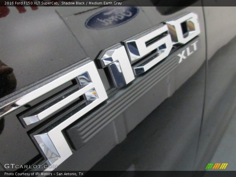 Shadow Black / Medium Earth Gray 2016 Ford F150 XLT SuperCab