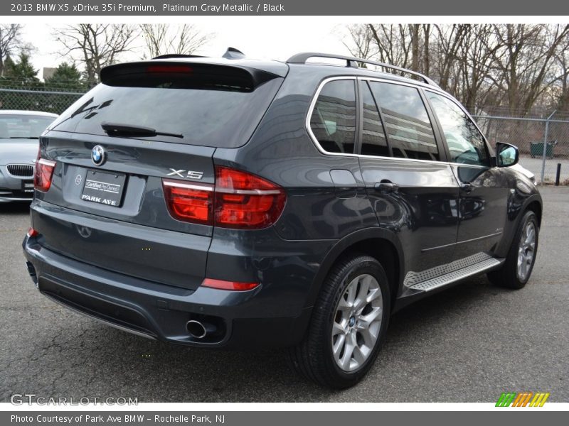 Platinum Gray Metallic / Black 2013 BMW X5 xDrive 35i Premium