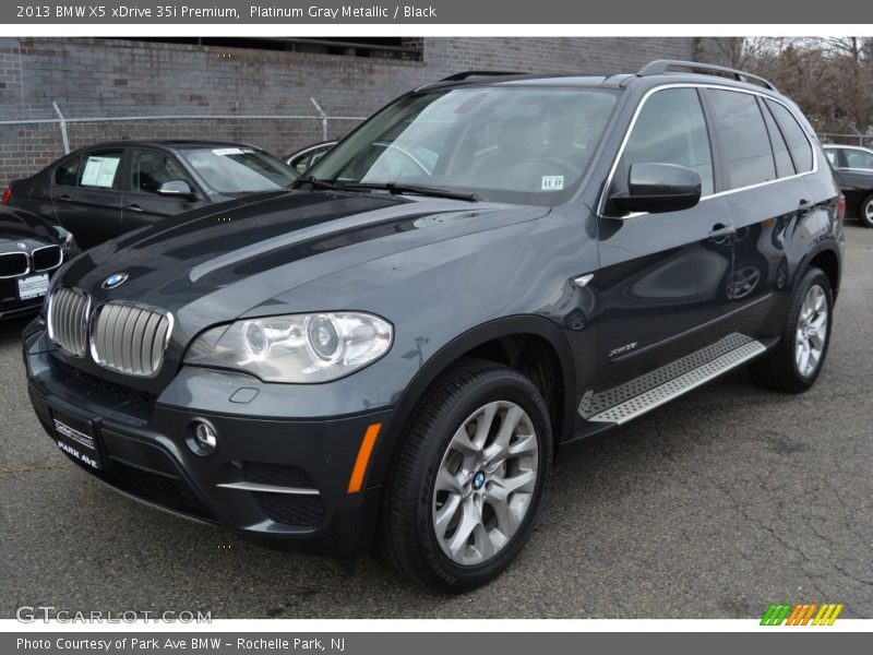 Platinum Gray Metallic / Black 2013 BMW X5 xDrive 35i Premium