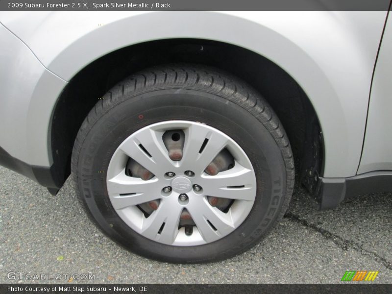 Spark Silver Metallic / Black 2009 Subaru Forester 2.5 X