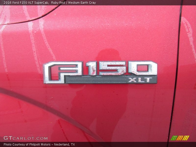 Ruby Red / Medium Earth Gray 2016 Ford F150 XLT SuperCab
