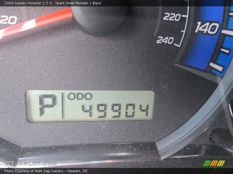 Spark Silver Metallic / Black 2009 Subaru Forester 2.5 X