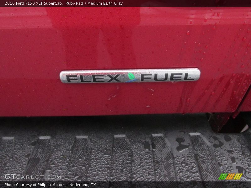 Ruby Red / Medium Earth Gray 2016 Ford F150 XLT SuperCab