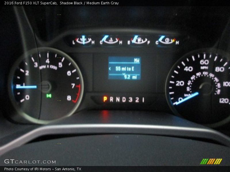 Shadow Black / Medium Earth Gray 2016 Ford F150 XLT SuperCab