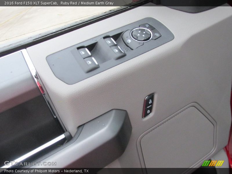 Ruby Red / Medium Earth Gray 2016 Ford F150 XLT SuperCab