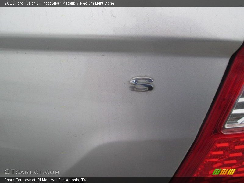 Ingot Silver Metallic / Medium Light Stone 2011 Ford Fusion S