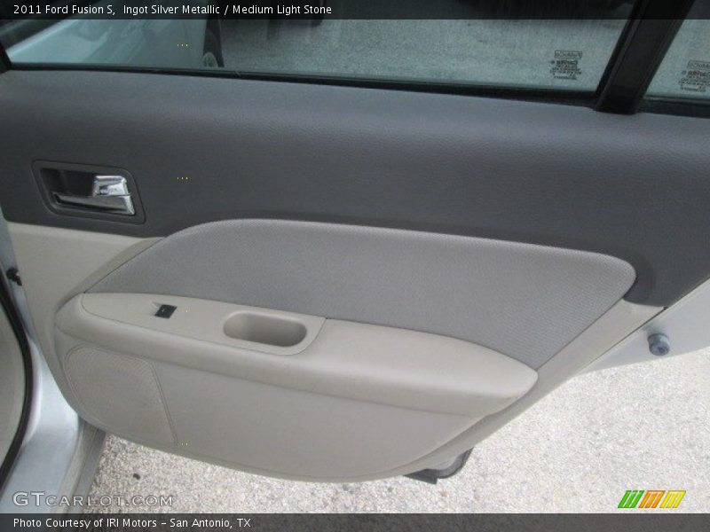 Ingot Silver Metallic / Medium Light Stone 2011 Ford Fusion S