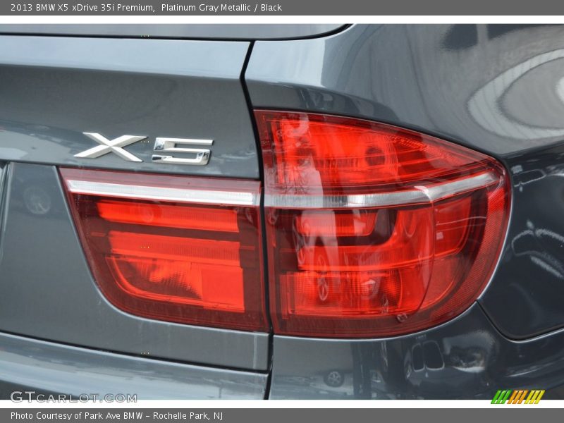 Platinum Gray Metallic / Black 2013 BMW X5 xDrive 35i Premium