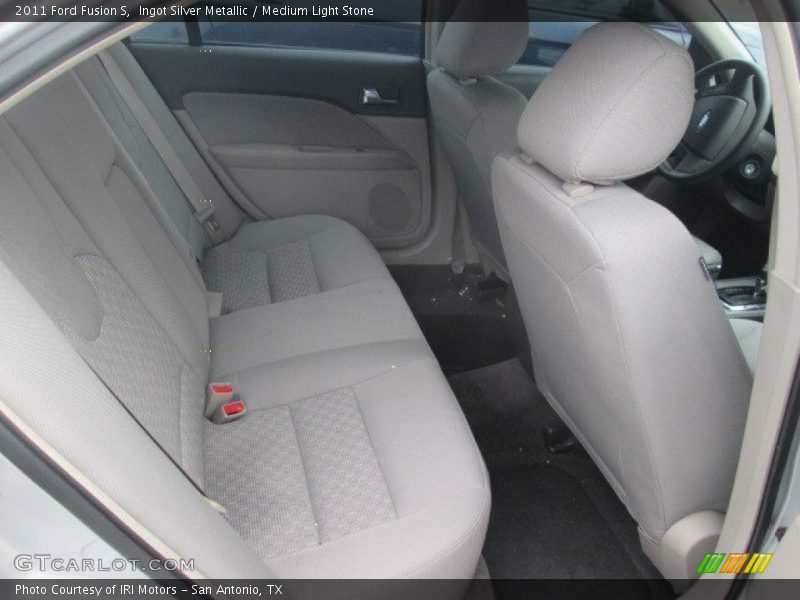 Ingot Silver Metallic / Medium Light Stone 2011 Ford Fusion S
