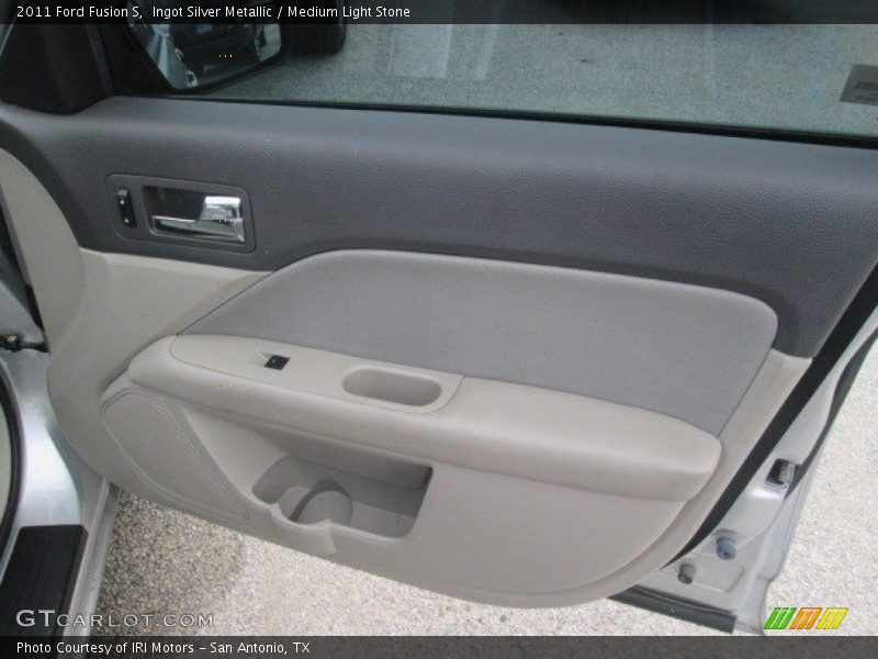 Ingot Silver Metallic / Medium Light Stone 2011 Ford Fusion S