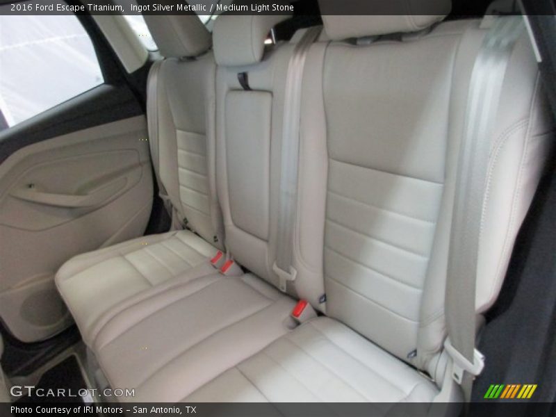 Ingot Silver Metallic / Medium Light Stone 2016 Ford Escape Titanium
