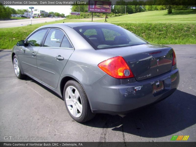 Dark Steel Gray Metallic / Ebony 2009 Pontiac G6 Sedan