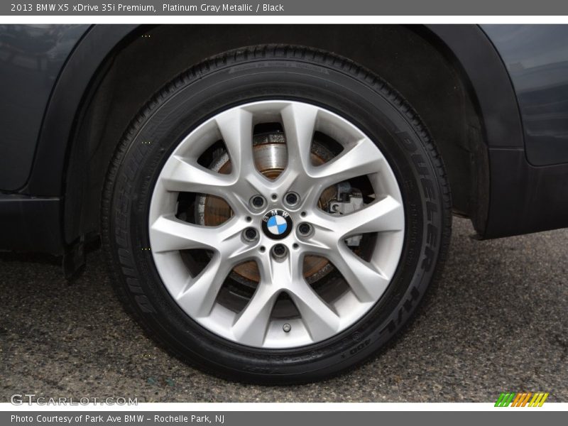 Platinum Gray Metallic / Black 2013 BMW X5 xDrive 35i Premium