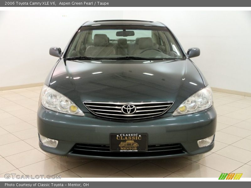 Aspen Green Pearl / Taupe 2006 Toyota Camry XLE V6