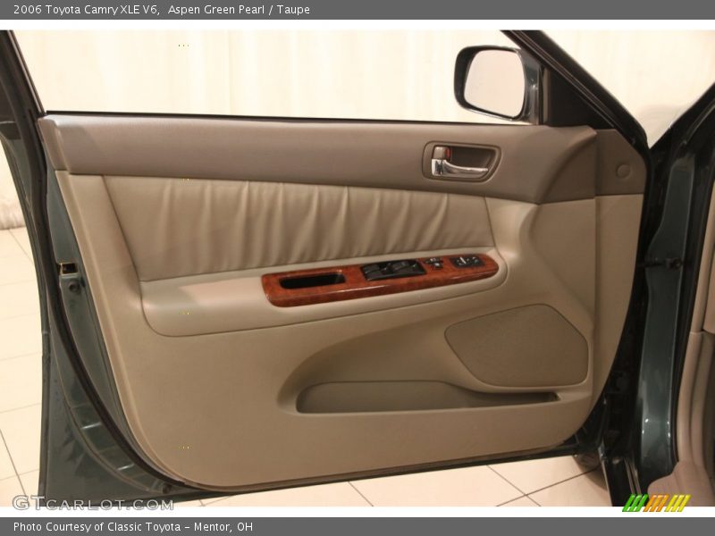 Aspen Green Pearl / Taupe 2006 Toyota Camry XLE V6