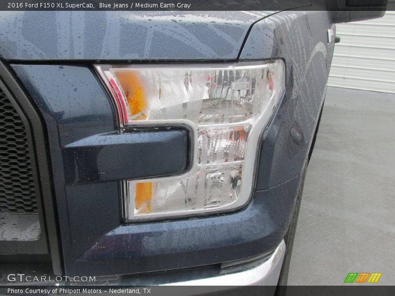 Blue Jeans / Medium Earth Gray 2016 Ford F150 XL SuperCab