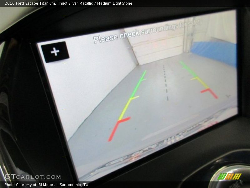 Ingot Silver Metallic / Medium Light Stone 2016 Ford Escape Titanium