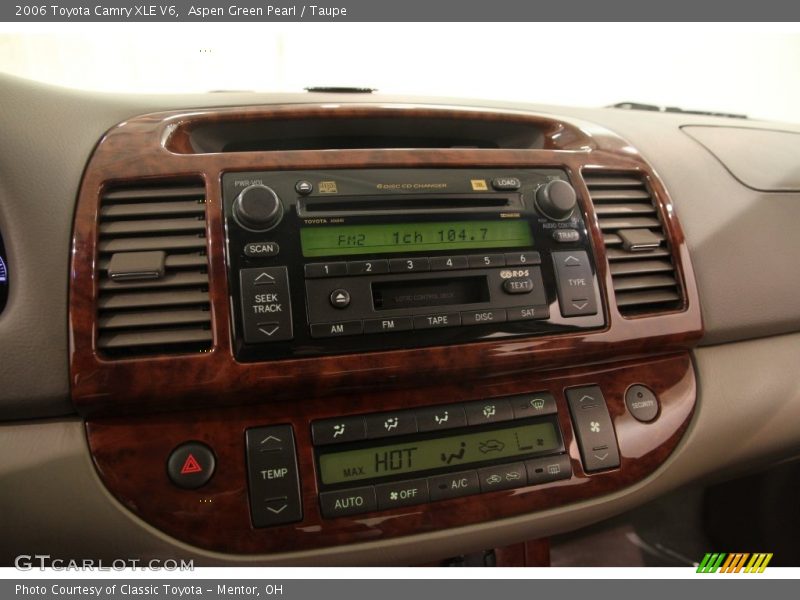 Aspen Green Pearl / Taupe 2006 Toyota Camry XLE V6