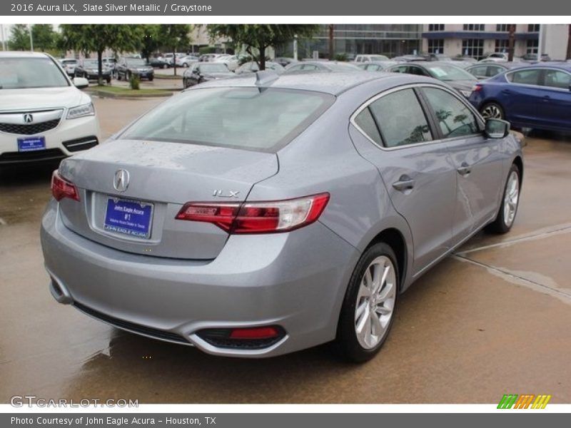 Slate Silver Metallic / Graystone 2016 Acura ILX