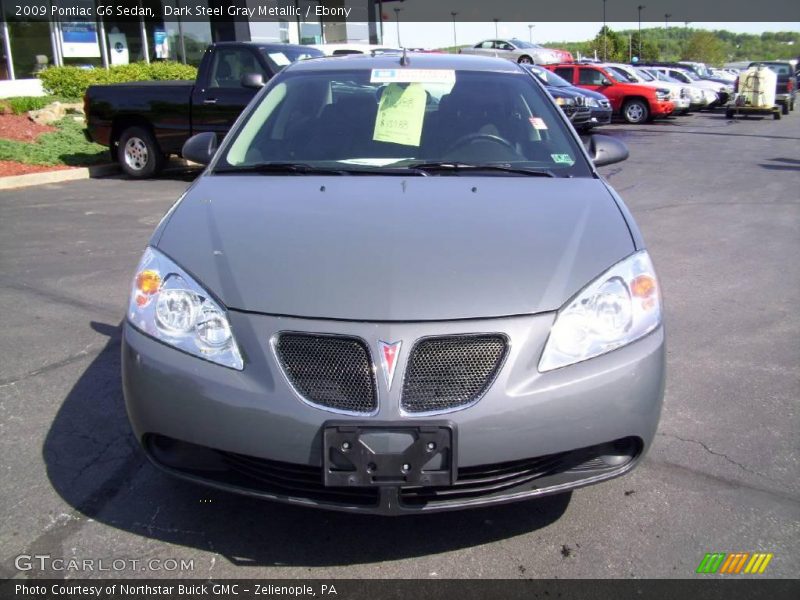 Dark Steel Gray Metallic / Ebony 2009 Pontiac G6 Sedan