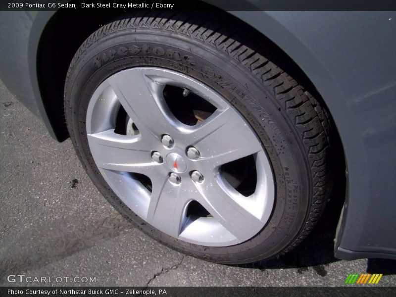 Dark Steel Gray Metallic / Ebony 2009 Pontiac G6 Sedan