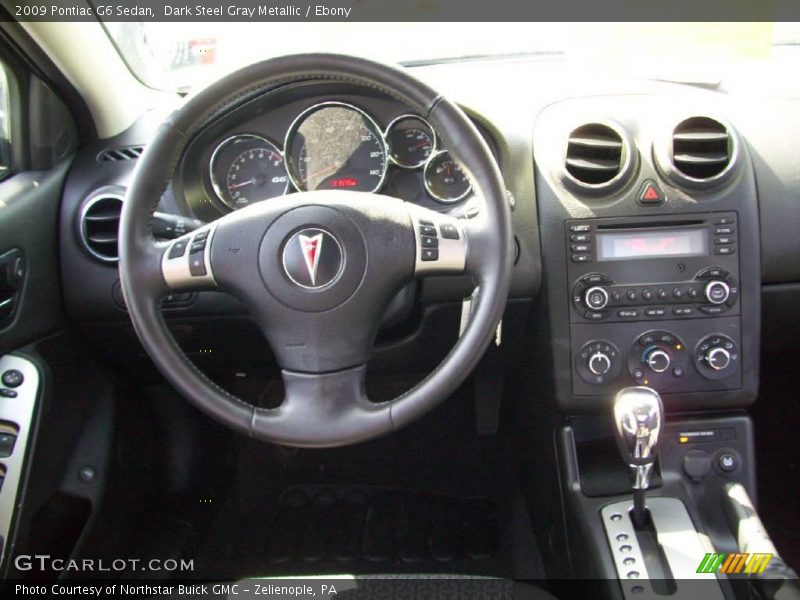 Dark Steel Gray Metallic / Ebony 2009 Pontiac G6 Sedan