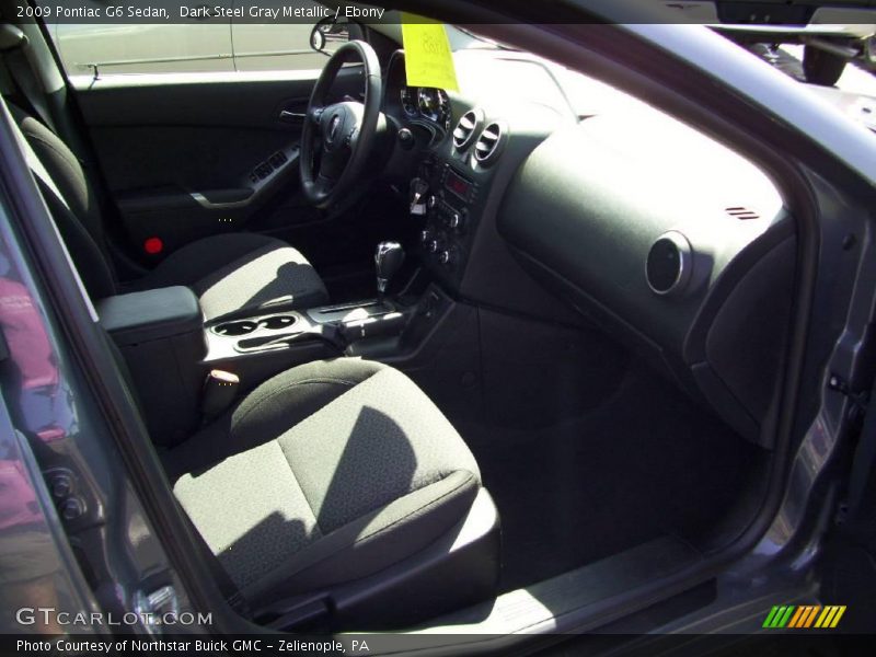 Dark Steel Gray Metallic / Ebony 2009 Pontiac G6 Sedan