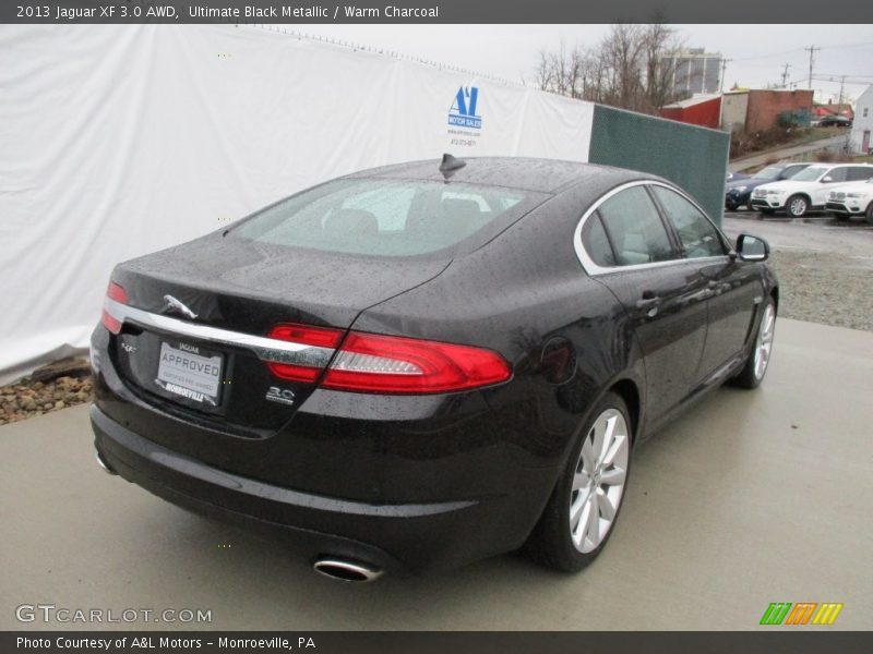 Ultimate Black Metallic / Warm Charcoal 2013 Jaguar XF 3.0 AWD