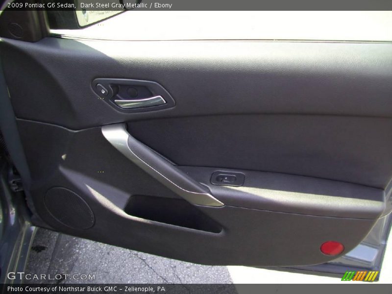 Dark Steel Gray Metallic / Ebony 2009 Pontiac G6 Sedan