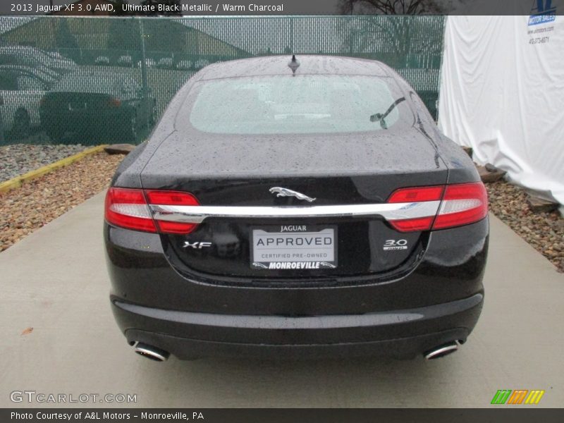 Ultimate Black Metallic / Warm Charcoal 2013 Jaguar XF 3.0 AWD