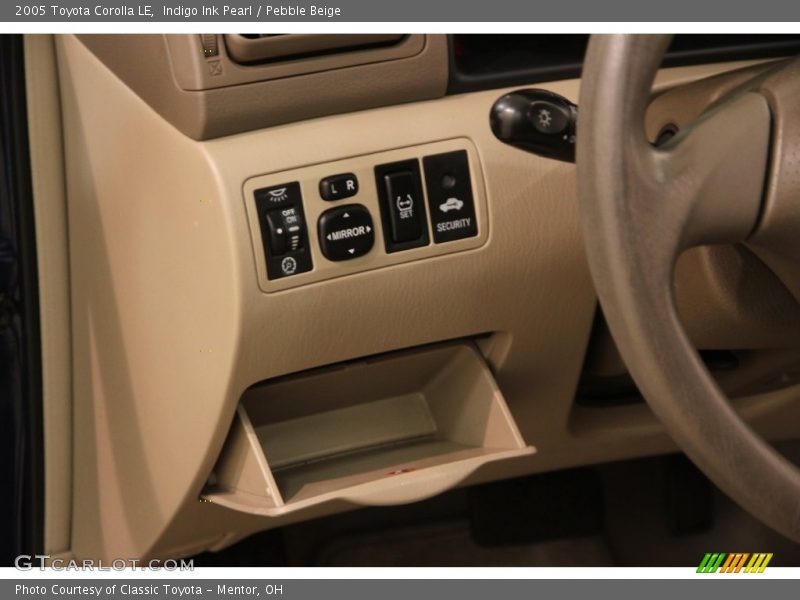 Indigo Ink Pearl / Pebble Beige 2005 Toyota Corolla LE